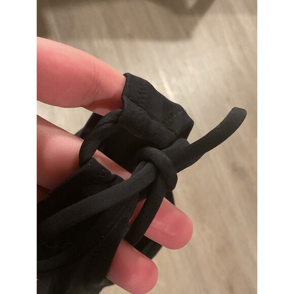 Women’s Black Bikini Bottom Large Victoria’s Secret Bow Tie Swimsuit Swimwear - Picture 6 of 6